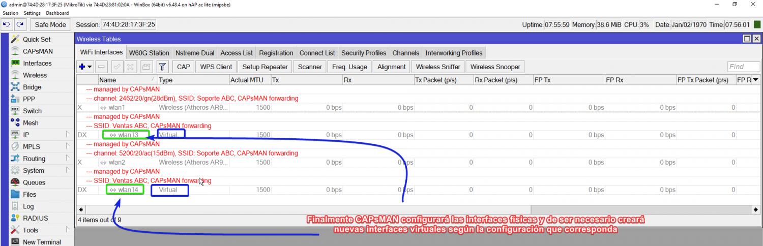 Nombre:  10 Interfaces del CAP configuradas por CAPsMAN.jpg
Visitas: 1472
Tamao: 114.2 KB