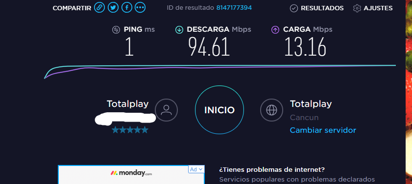 Nombre:  Prueba de velocidad.png
Visitas: 2610
Tamao: 45.1 KB