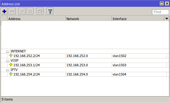 Nombre:  segmentos-ip-vlans-mikrotik.png
Visitas: 6843
Tamao: 5.2 KB