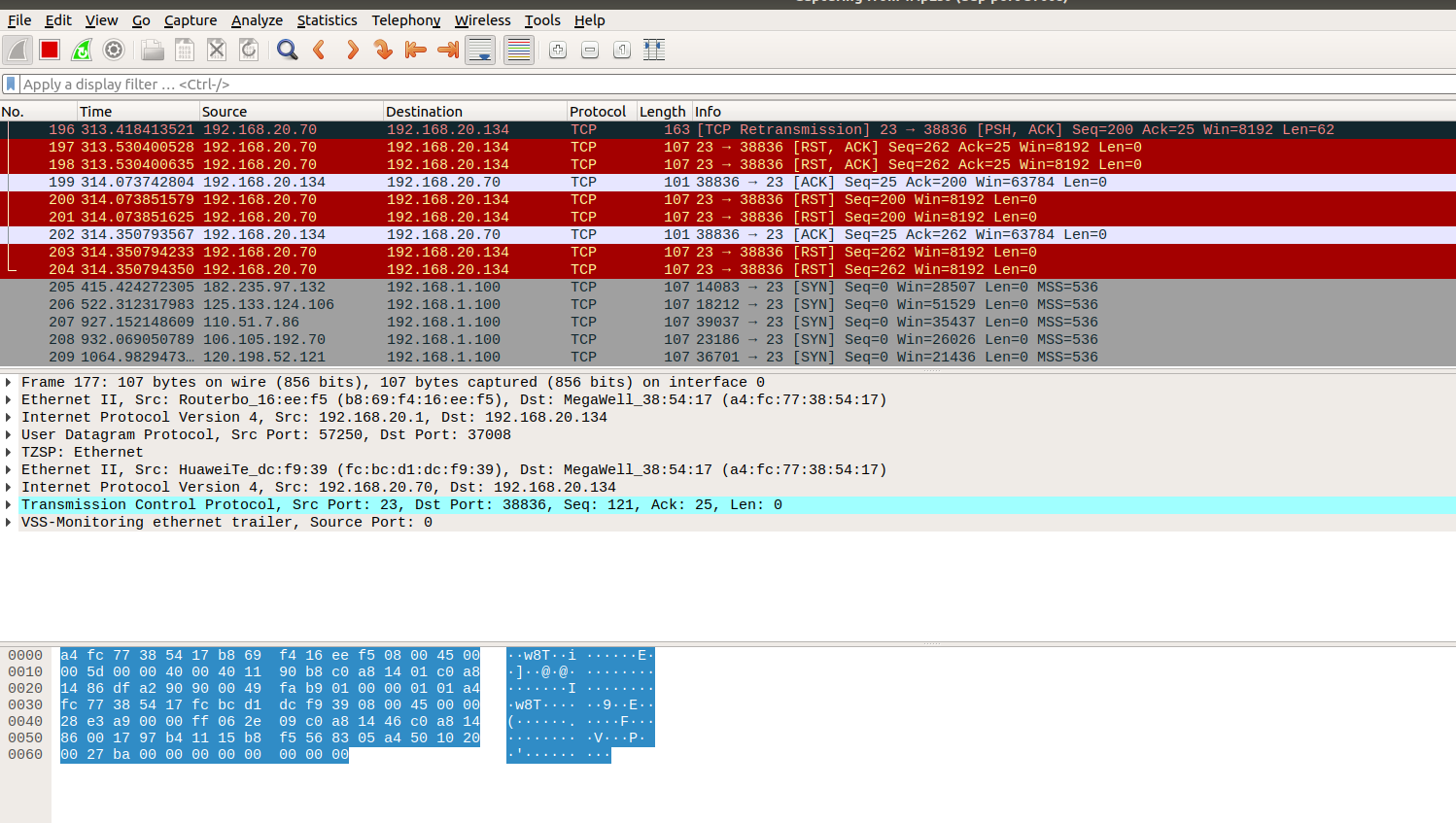 Nombre:  packet sniffer mikrotik wireshark5.png
Visitas: 1292
Tamao: 202.7 KB