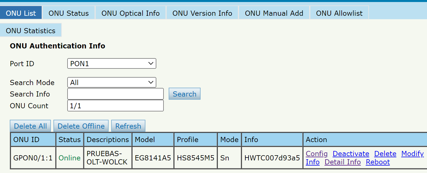 Nombre:  3. Activar ONU en AdminOLT usando la VLAN de internet.png
Visitas: 1284
Tamao: 63.7 KB