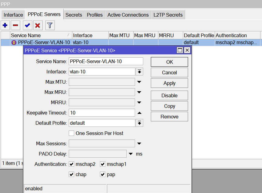 Nombre:  88 Crear servidor PPPoE en Sucursal-1.png
Visitas: 935
Tamao: 34.1 KB