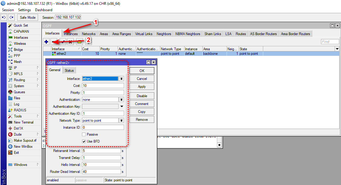 Nombre:  ROUTING OSPF INTERFACES 1.png
Visitas: 31
Tamao: 59.1 KB