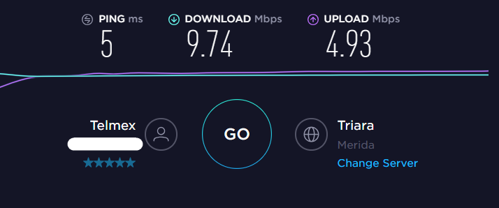 Nombre:  prueba de velocidad speet test nueva.png
Visitas: 3050
Tamaño: 23.7 KB