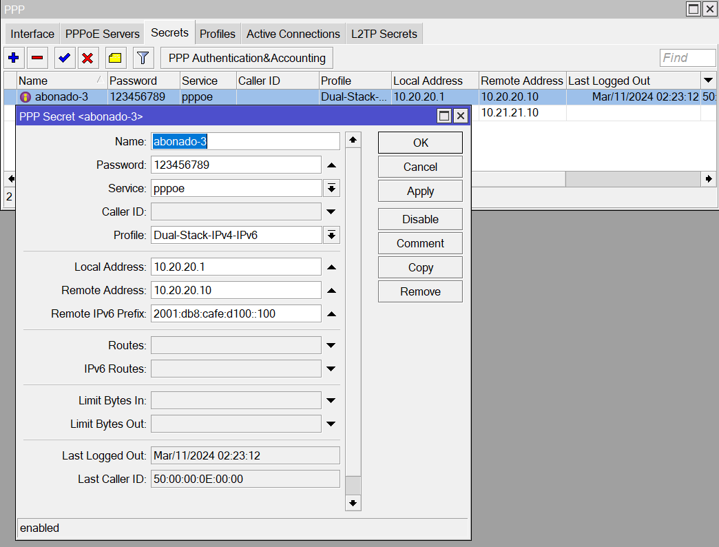 Nombre: pppoe secret sucursal_2.png
Visitas: 2430
Tamaño: 29.7 KB